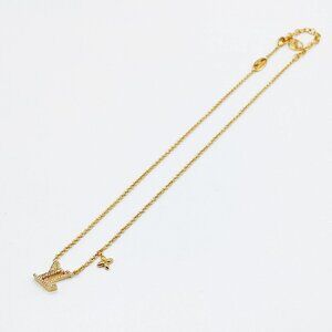 Authentic Louis Vuitton Necklace Gold TE0274 mn627-020526